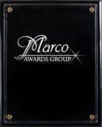 Floating Acrylic Plaque - Ebony 9" x 12" (image for) Floating Acrylic Plaque - Ebony 9" x 12"
